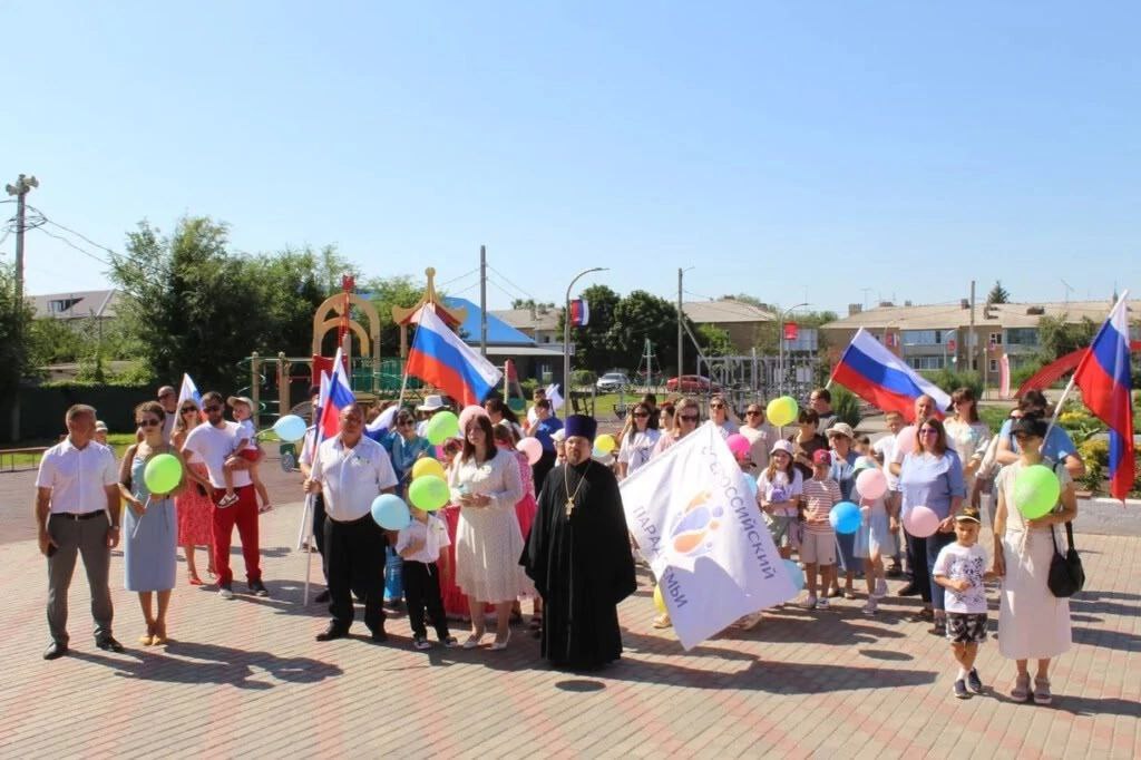 В станице Преображенской (Волгоградская обл.) прошёл Всероссийский Парад Семьи!