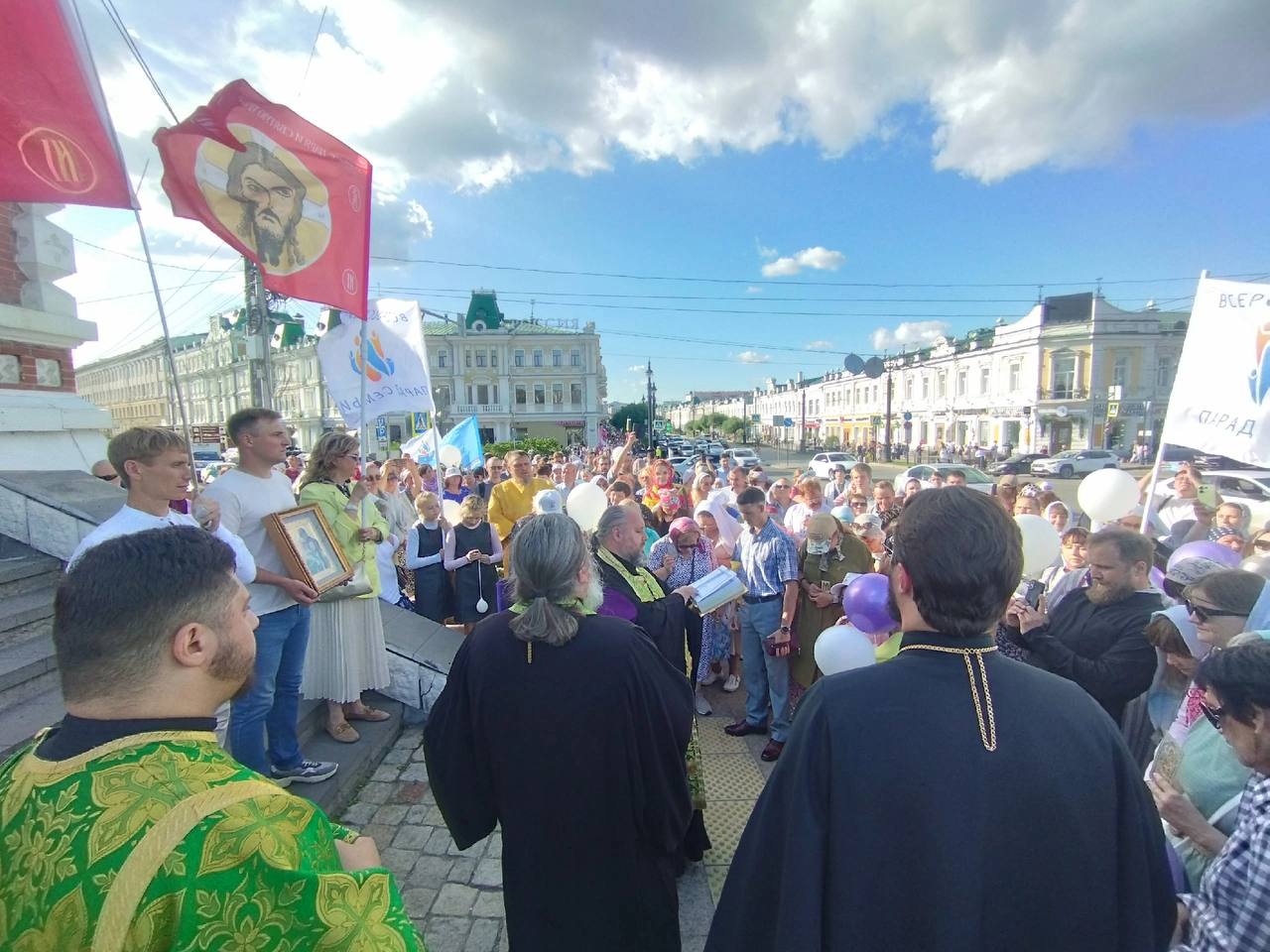 В с. Розовка (Омская область) прошёл Всероссийский Парад Семьи!